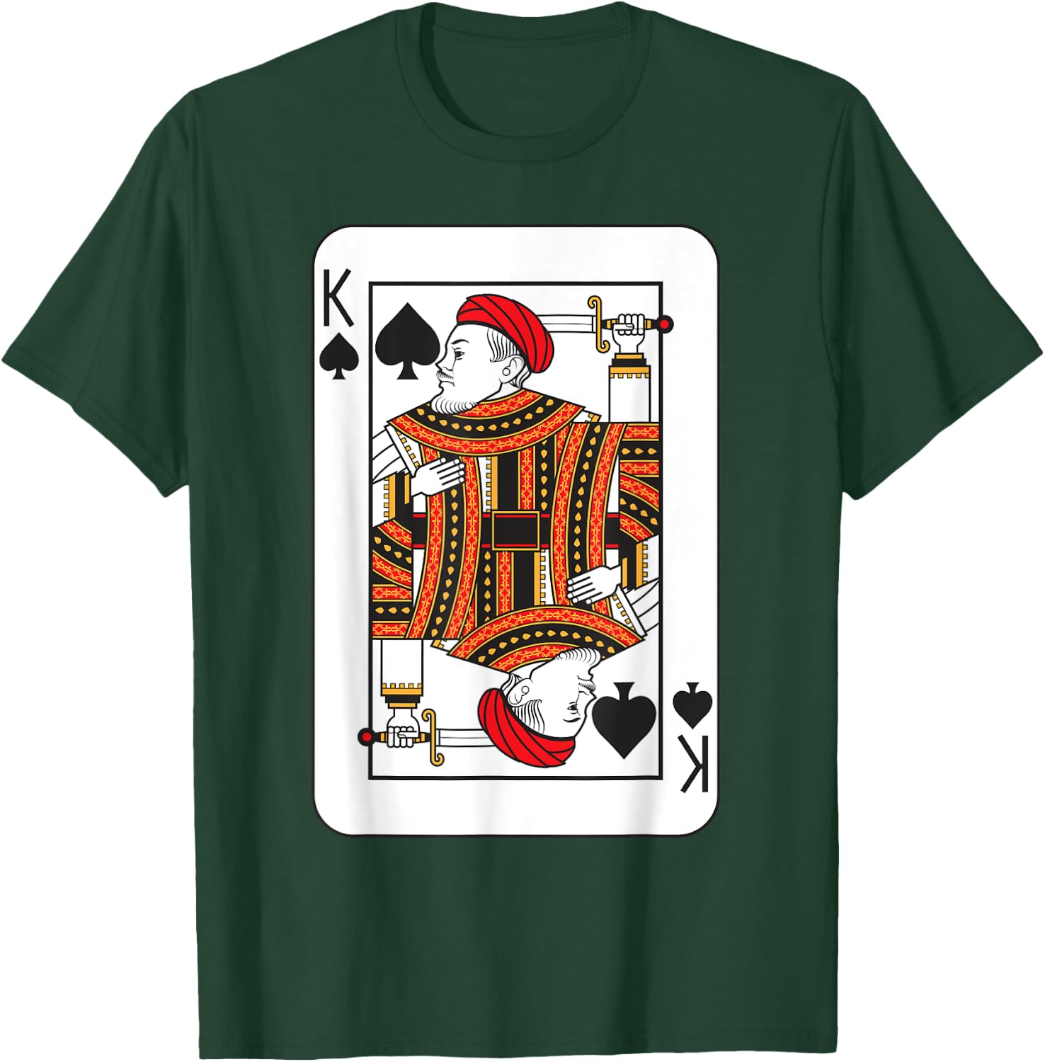 King Playing Card of Spades Halloween Costume Shirt T-Shirt - T-Shirt | Forest