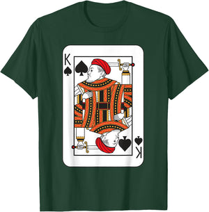 King Playing Card of Spades Halloween Costume Shirt T-Shirt - T-Shirt | Forest