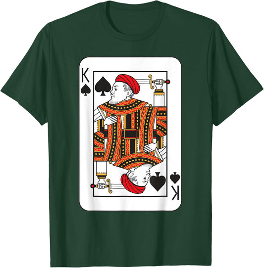 King Playing Card of Spades Halloween Costume Shirt T-Shirt - T-Shirt | Forest