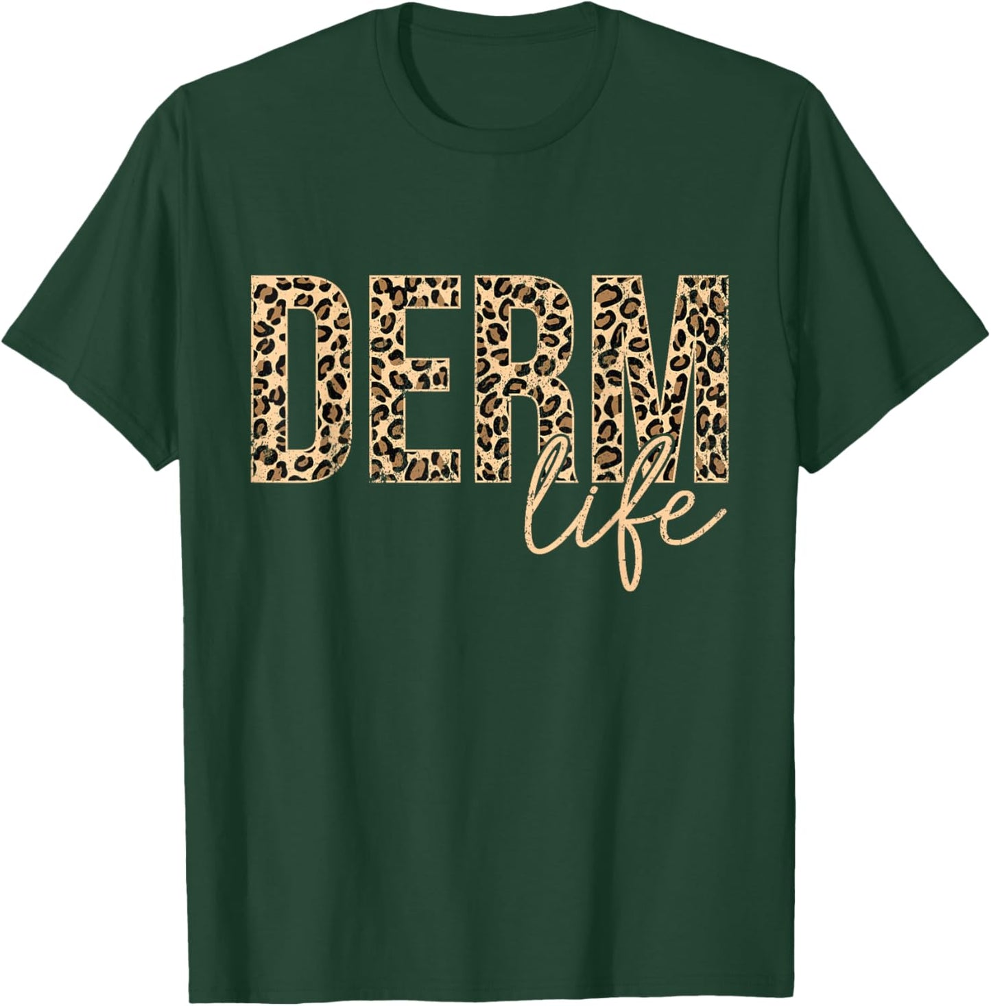 Vintage Derm Life Cosmetic Dermatologist Dermatology T-Shirt - T-Shirt | Forest