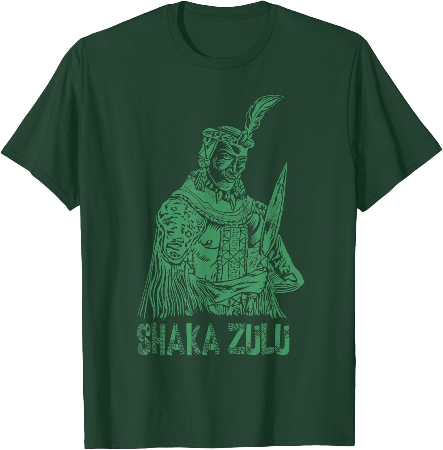 Cool Shaka Zulu African King Pride Funny Gift Women T-Shirt - T-Shirt | Forest