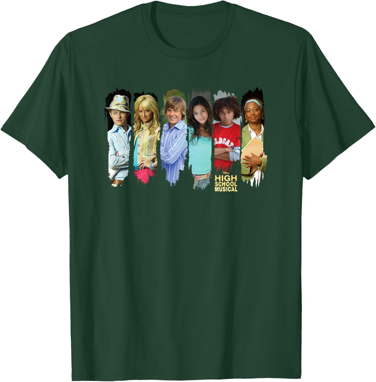 Disney Channel High School Musical Characters T-Shirt - T-Shirt | Forest