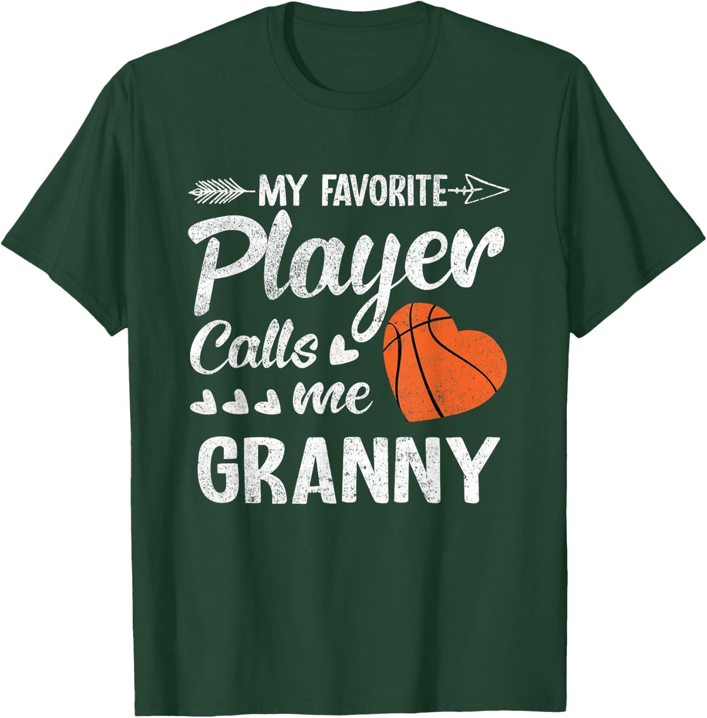 Granny Basketball My Favorite Player Calls Me Granny T-Shirt - T-Shirt | Forest