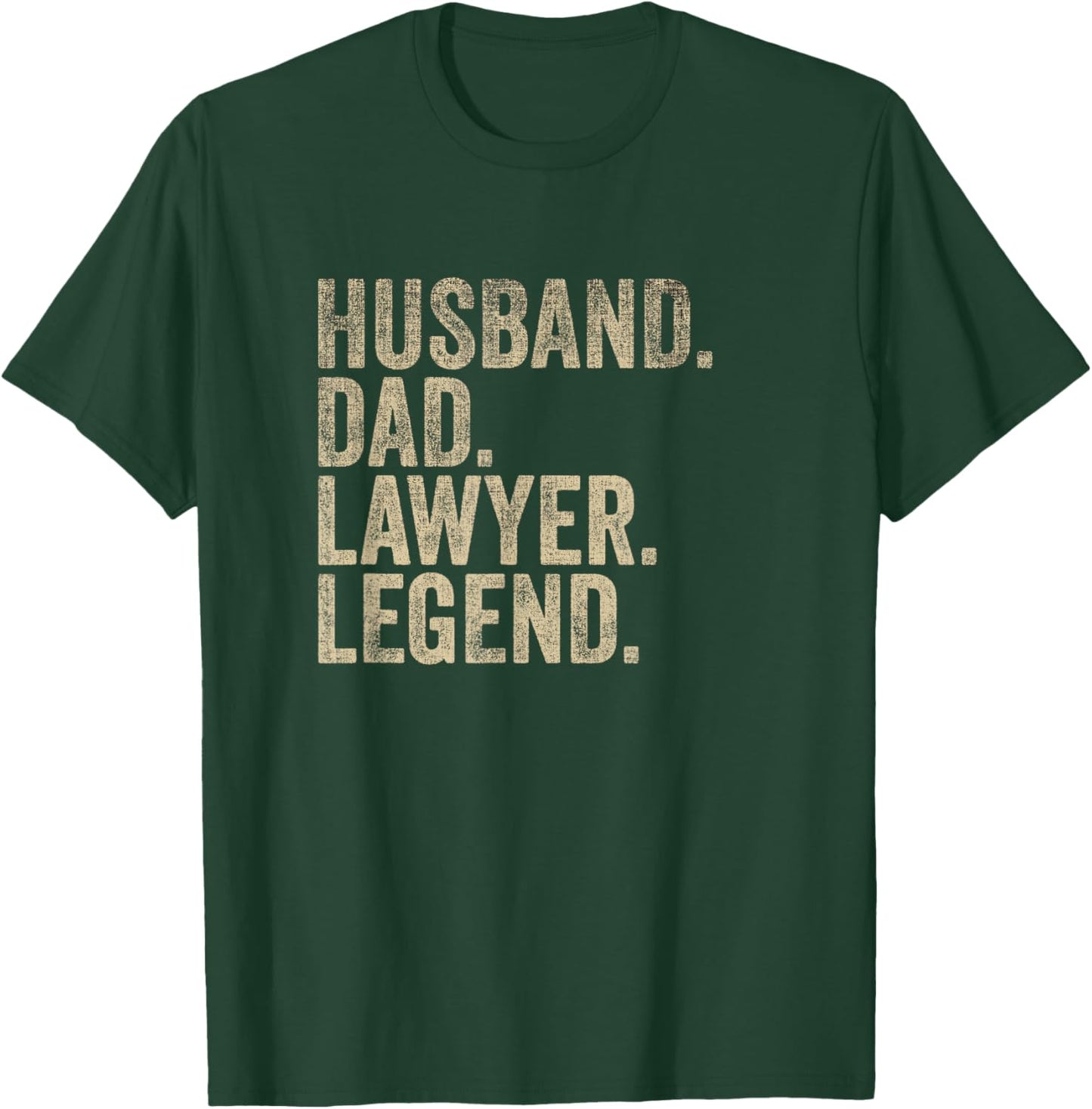 Vintage Father's Day Husband Dad Lawyer Legend Daddy T-Shirt - T-Shirt | Forest