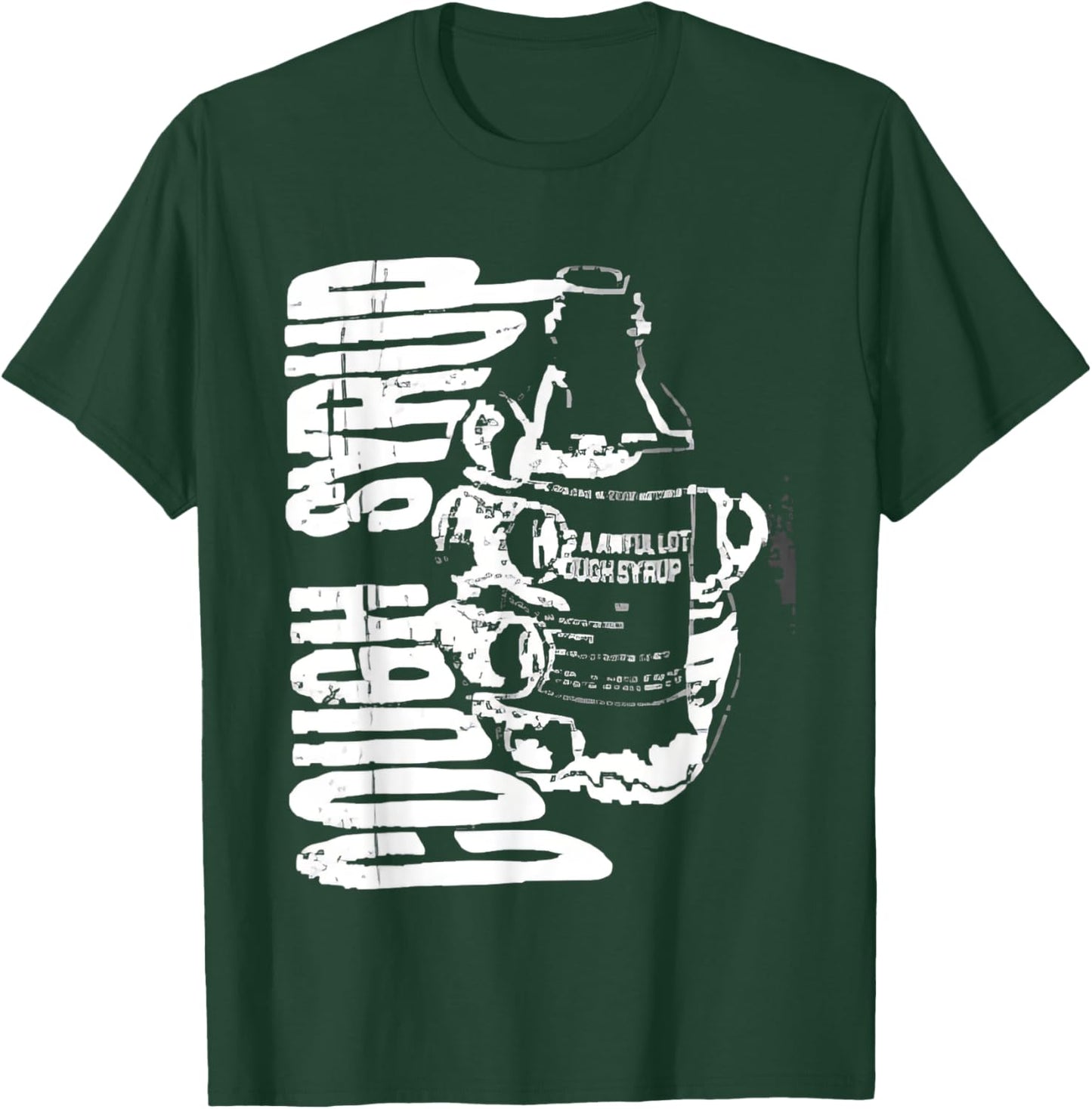Funny Doknowsworld Wearing Awful Lot Of Cough Syrup T-Shirt - T-Shirt | Forest