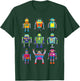 Robot Art For Boys Kids Toddler Science Robotics Engineer T-Shirt - T-Shirt | Forest