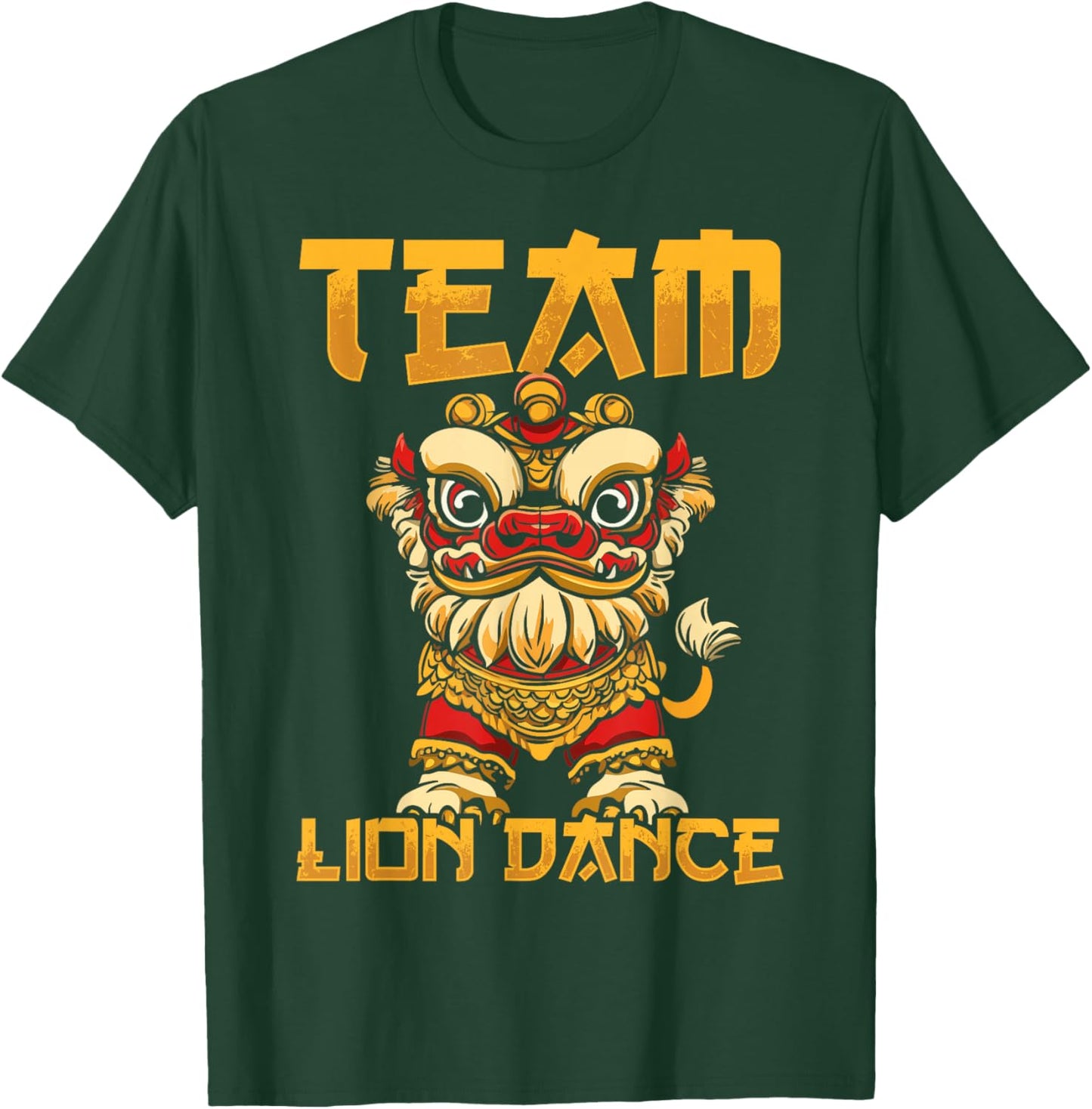 Lion Dance Lunar New Year Chinese New Year Lion Dance T-Shirt - T-Shirt | Forest