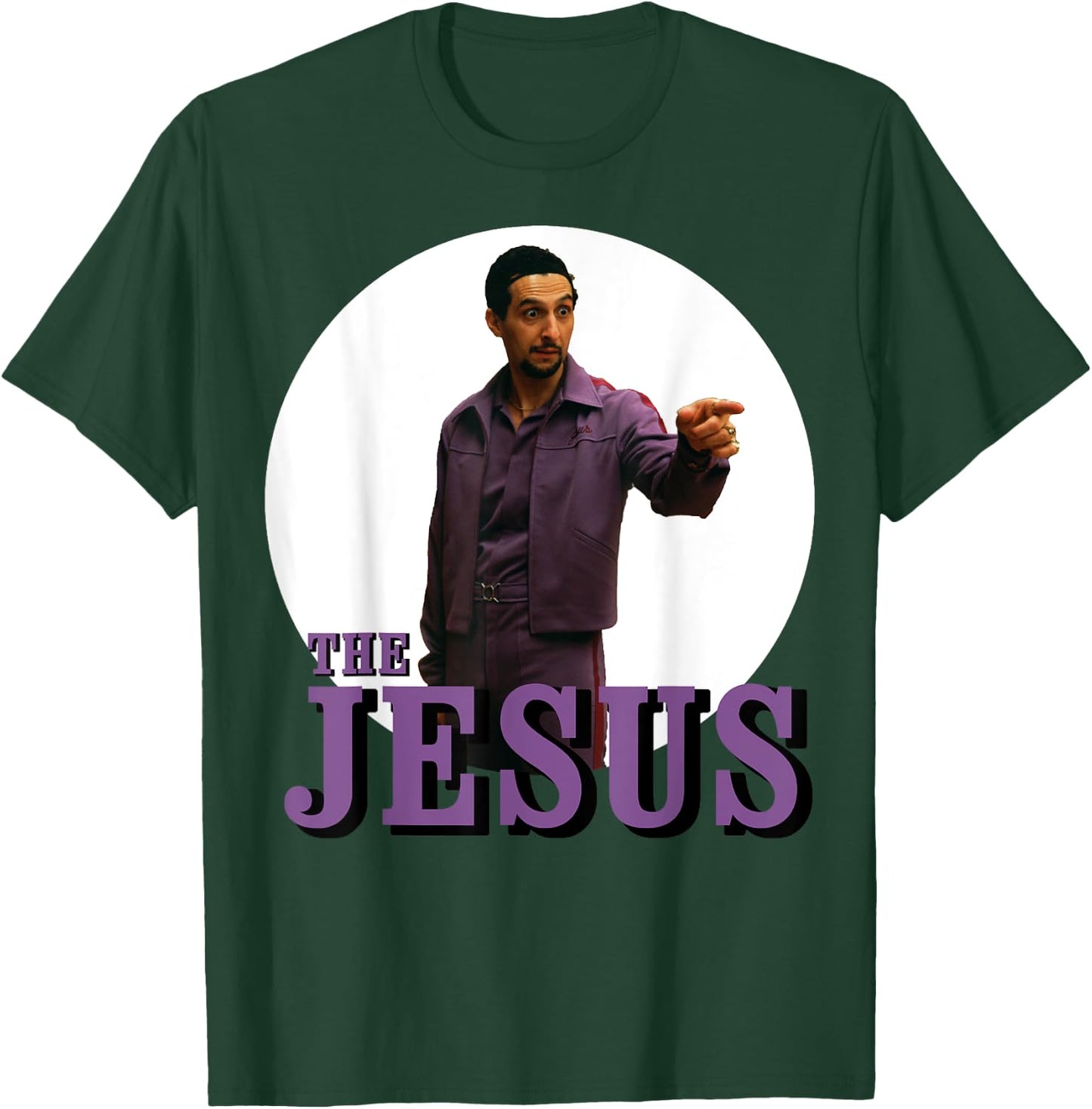 The Big Lebowski The Jesus Circle Logo Graphic T-Shirt - T-Shirt | Forest