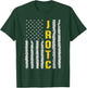 JROTC United States ROTC Junior Cadet JROTC American Flag T-Shirt - T-Shirt | Forest