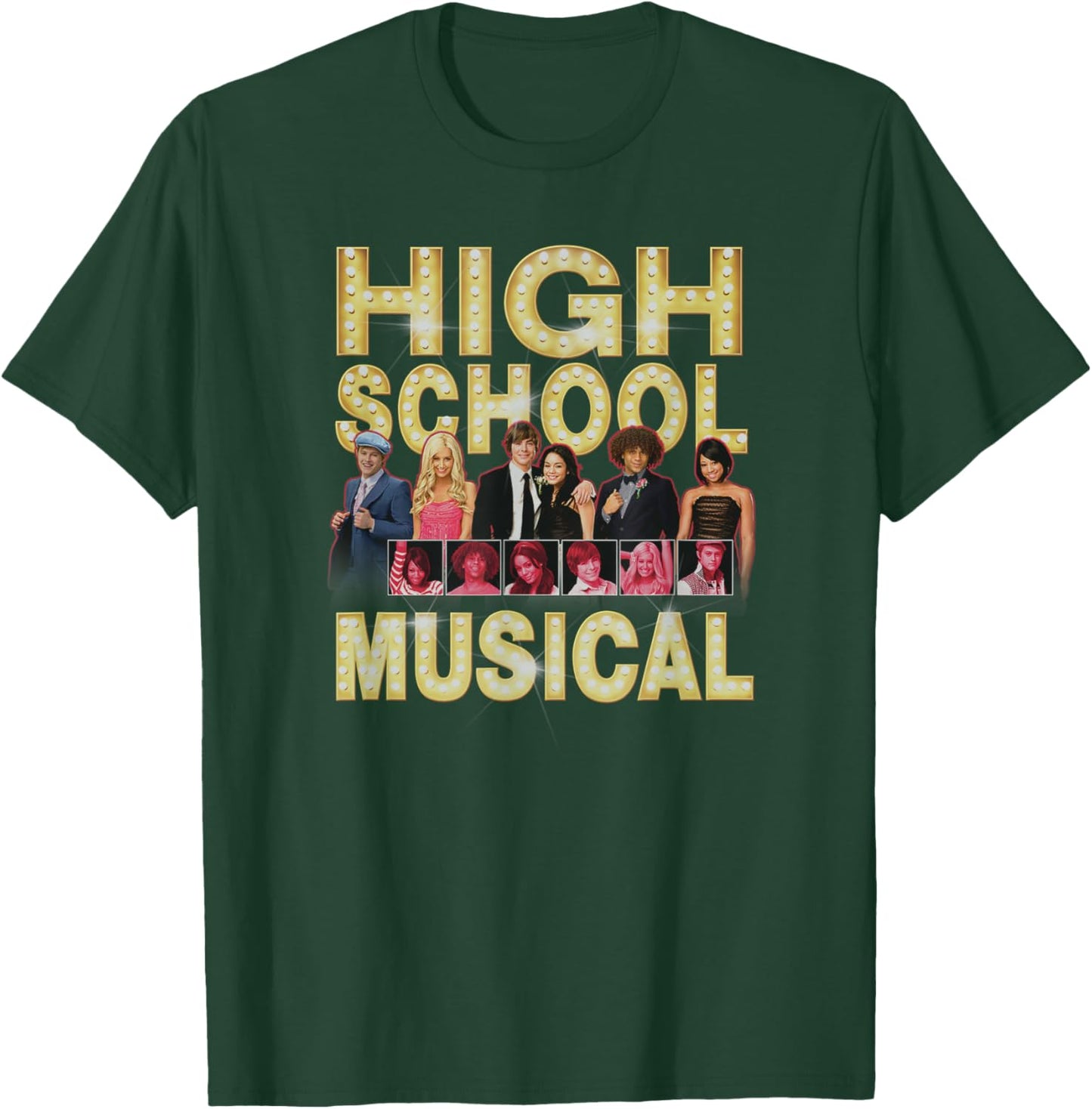 Disney High School Musical The Series OG Cast Group Shot T-Shirt - T-Shirt | Forest