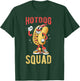 HOTDOG SQUAD Funny Hot Dog T-Shirt - T-Shirt | Forest