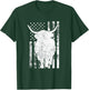 American Flag - Scottish Highland Cow For Cattle Farmer T-Shirt - T-Shirt | Forest