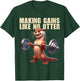 Making Gains Like No Otter Strength Sports Gym Bodybuilding T-Shirt - T-Shirt | Forest