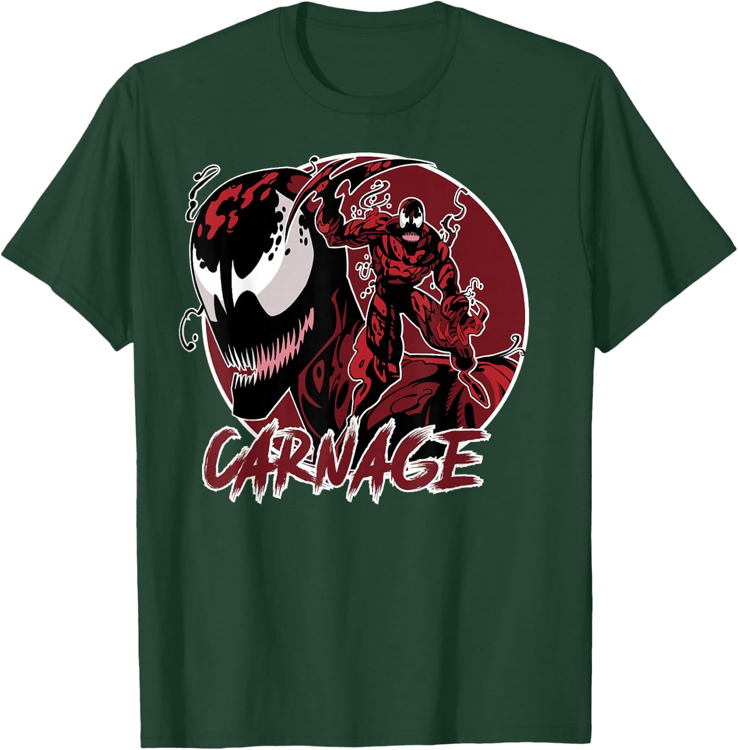 Marvel Carnage Circle Portrait T-Shirt - T-Shirt | Forest