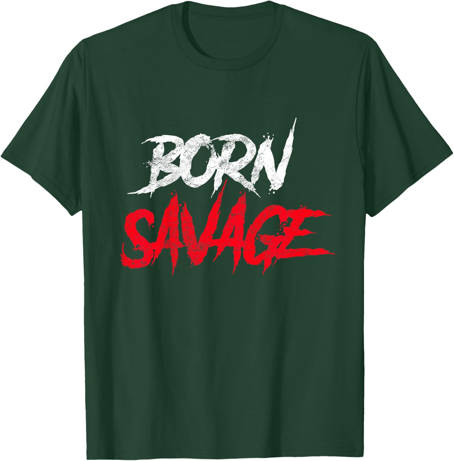 Born Savage Savage for Boys Girls Toddler Gift T-Shirt - T-Shirt | Forest