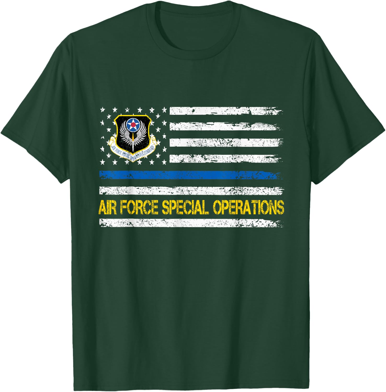 Air Force Special Operations Veteran Shirt 4th Of July Gift T-Shirt - T-Shirt | Forest