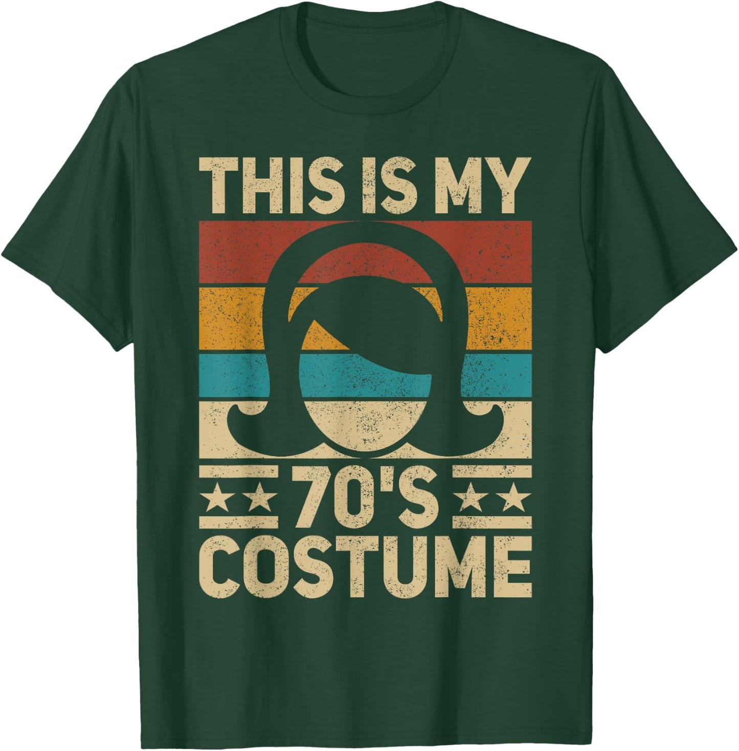 My 70s Costume 70 Styles Women 70's Disco 1970s Party Outfit T-Shirt - T-Shirt | Forest
