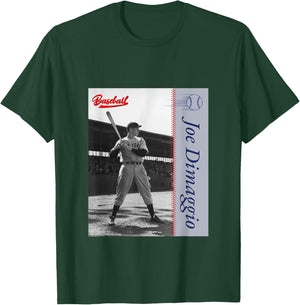 Great Moment Store Joe Dimaggio_Baseball_002 , Small, Black T-Shirt - T-Shirt | Forest