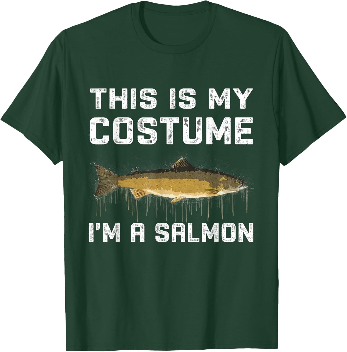This Is My Costume I'm A Salmon Halloween Costume T-Shirt - T-Shirt | Forest