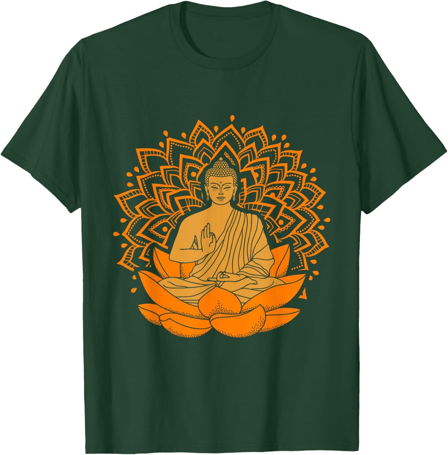 Buddha Inner Peace Relax and Let it Go T Shirt T-Shirt - T-Shirt | Forest