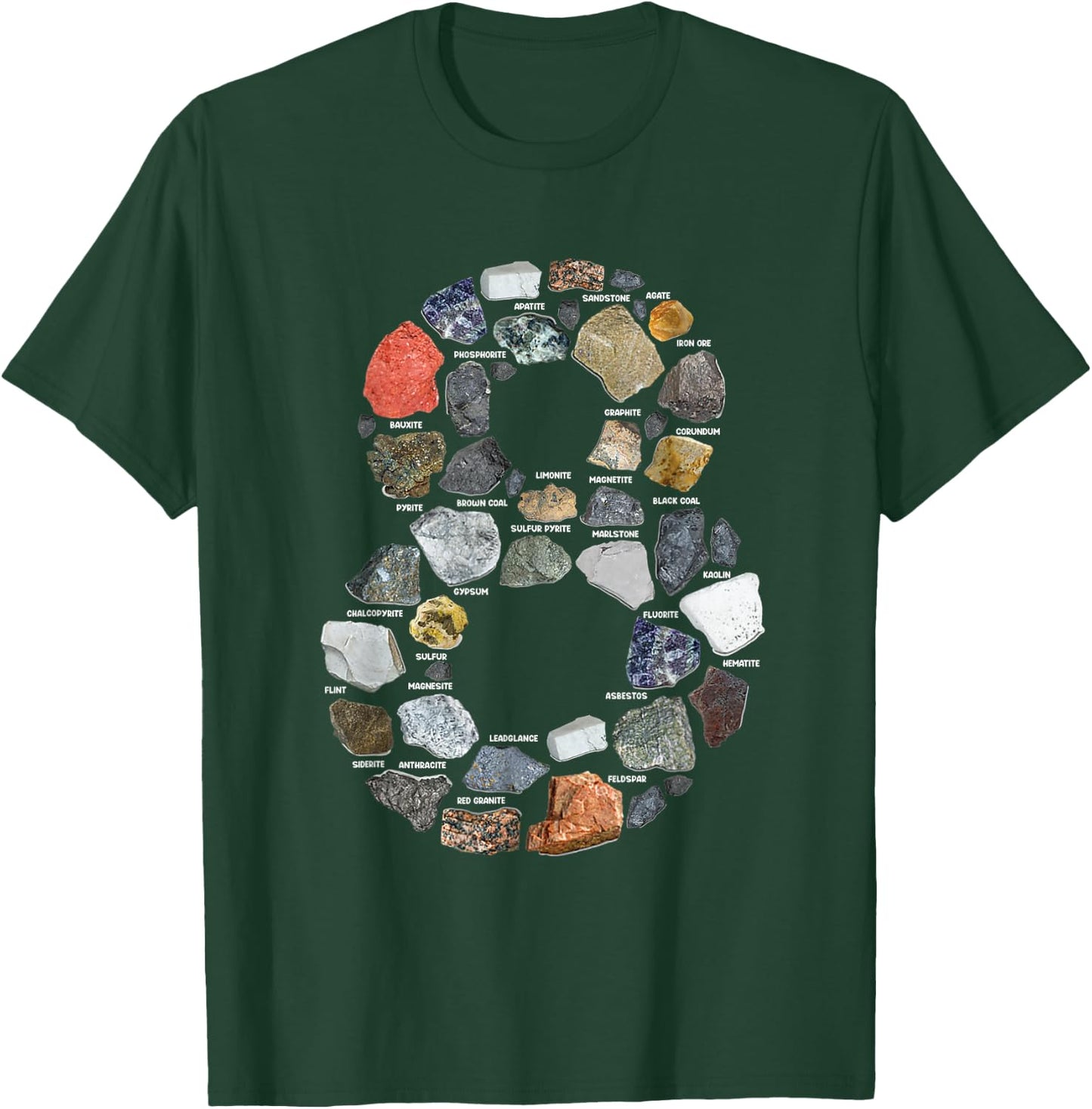 Geology 8 years Old Rock Collecting 8th Birthday T-Shirt - T-Shirt | Forest