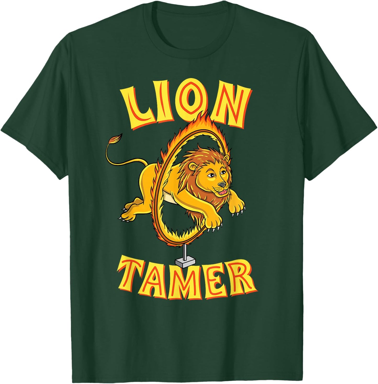 Lion Tamer Circus Themed Party T-Shirt - T-Shirt | Forest