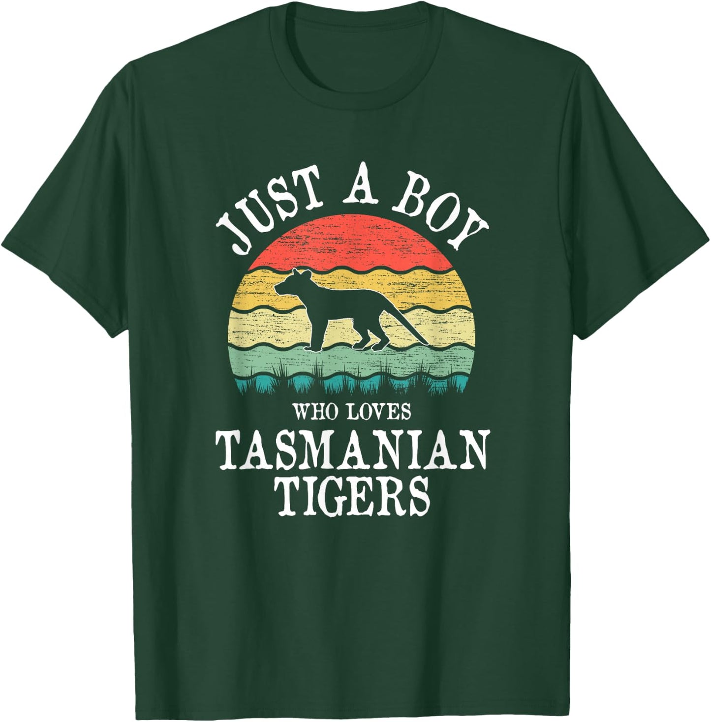 Just A Boy Who Loves Tasmanian Tigers T-Shirt - T-Shirt | Forest