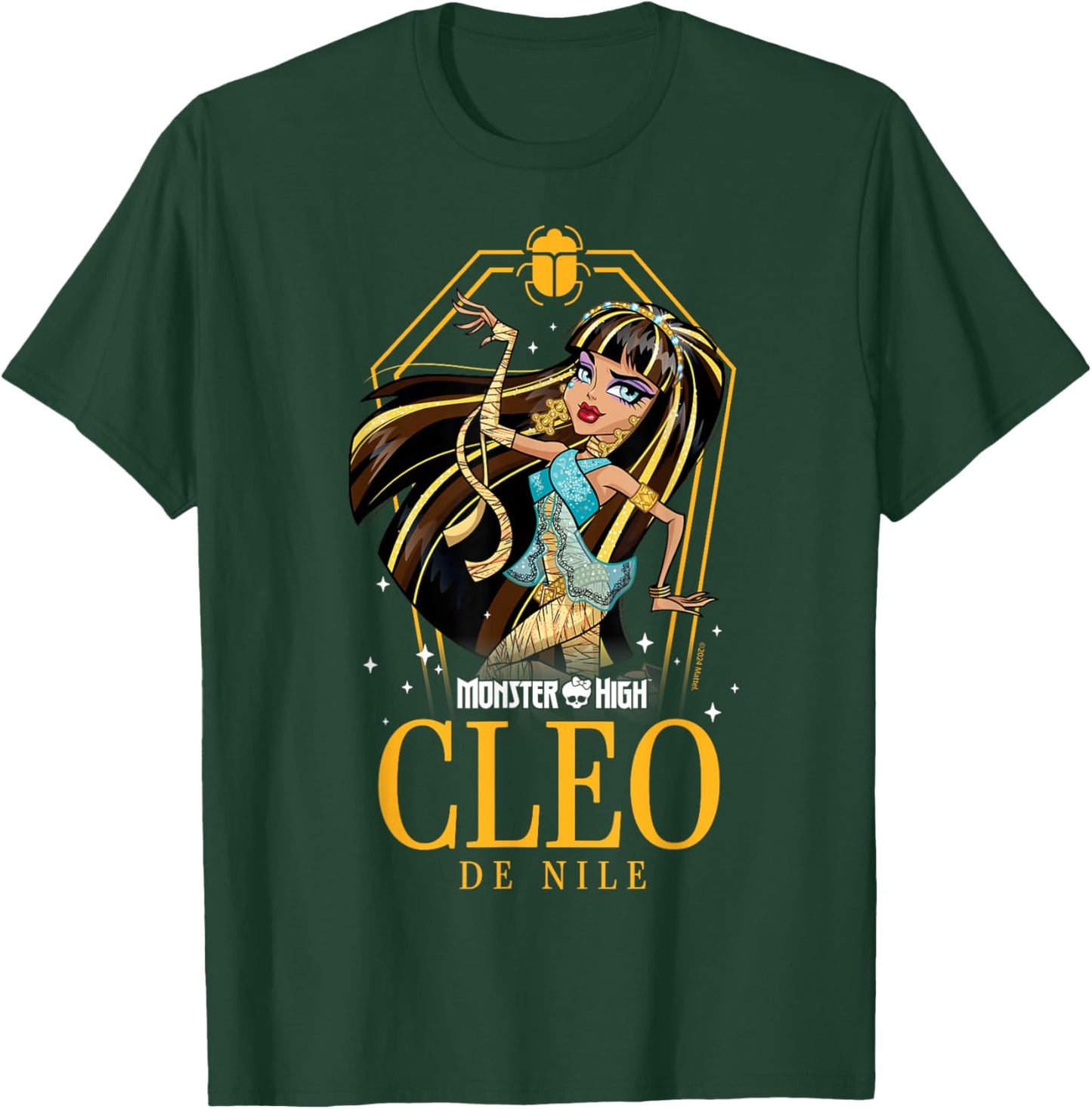Monster High - Cleo De Nile Coffin And Scarab T-Shirt - T-Shirt | Forest
