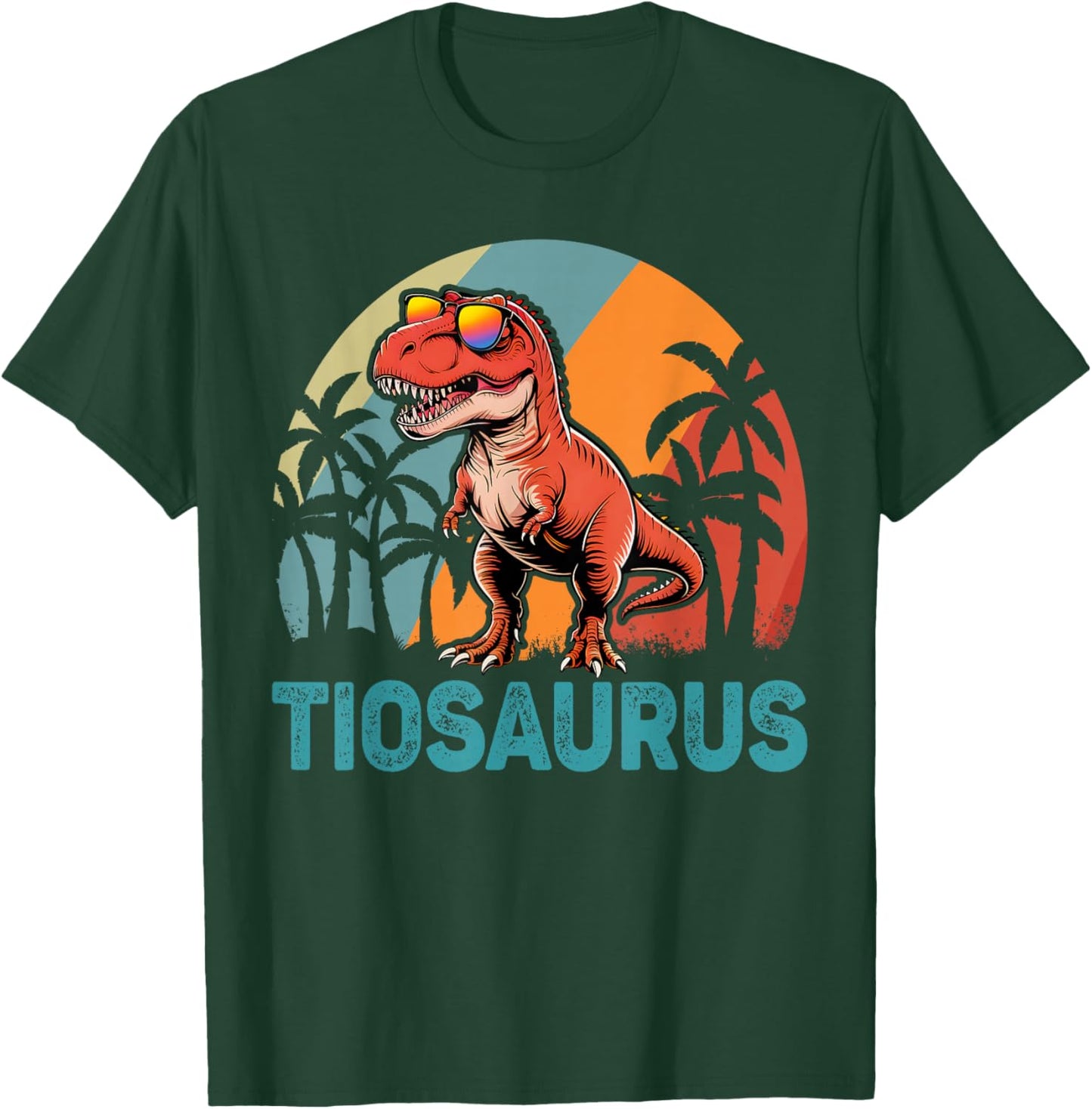 Tiosaurus T Rex Dinosaur Tio Saurus Father's Day T-Shirt - T-Shirt | Forest