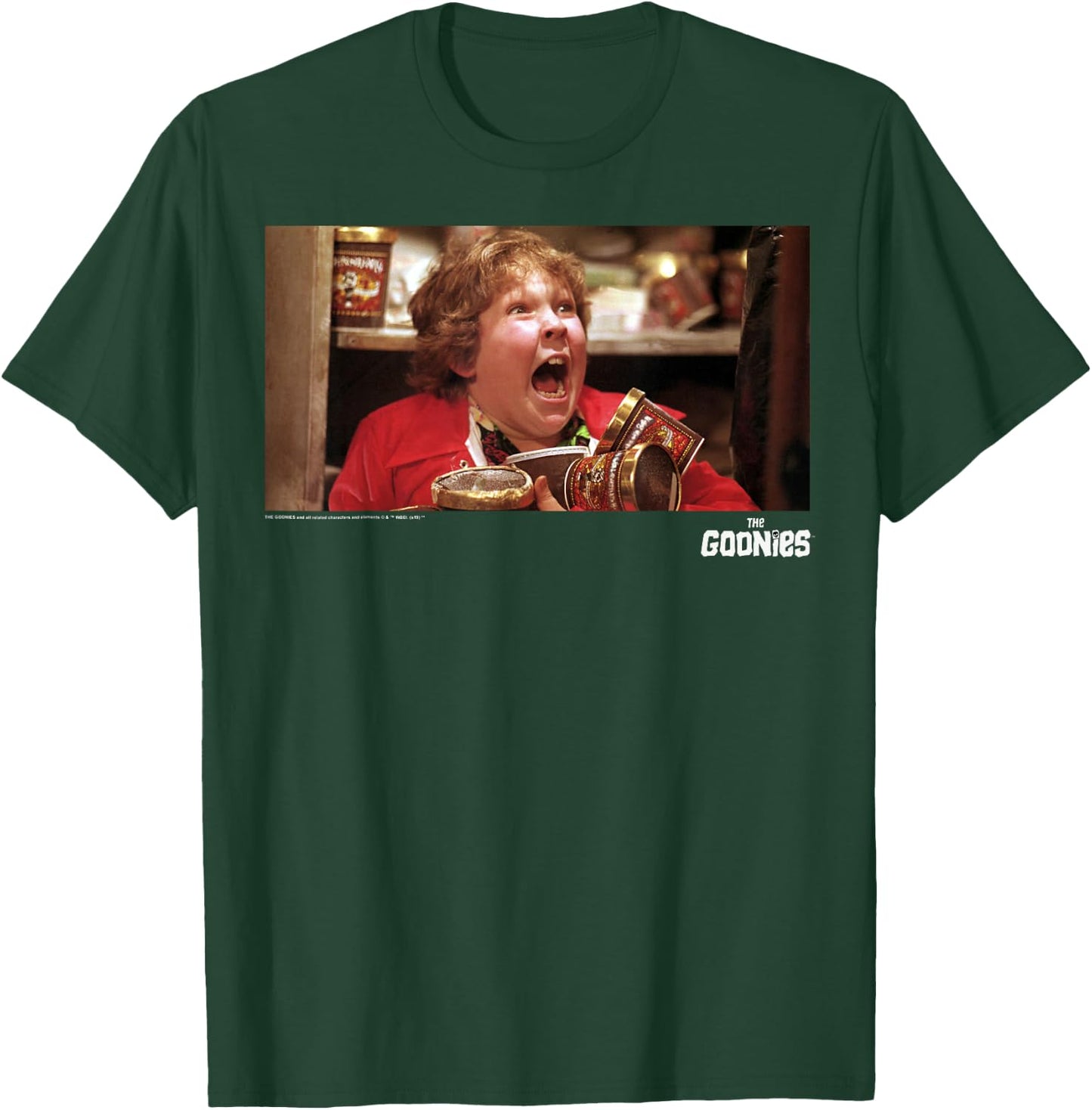 The Goonies Chunk Snack Time Portrait T-Shirt - T-Shirt | Forest