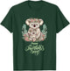 Koala Lover Hug Floral Mum Happy Mother's Day T-Shirt - T-Shirt | Forest