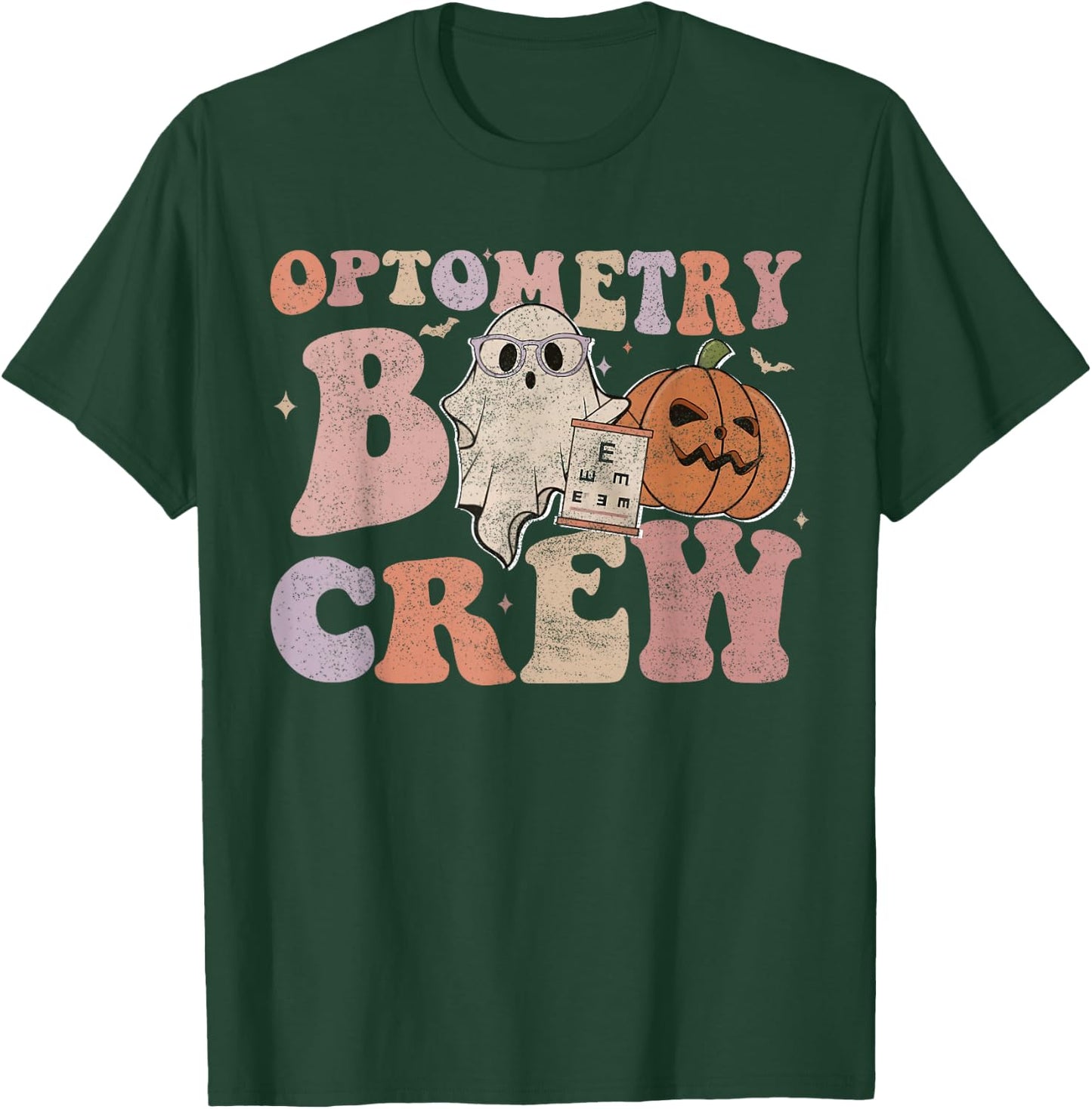 Optometry Boo Crew Halloween Halloween Optometrist For Optom T-Shirt - T-Shirt | Forest