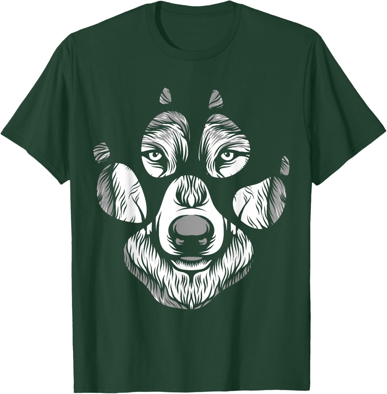 Wolf Footprint Designs Wolves T-Shirt - T-Shirt | Forest