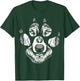 Wolf Footprint Designs Wolves T-Shirt - T-Shirt | Forest