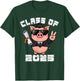 Peace Sign Hand Pig Class of 2025 Graduation T-Shirt - T-Shirt | Forest