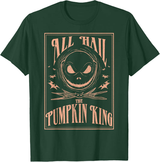 Disney The Nightmare Before Christmas Hail The Pumpkin King T-Shirt - T-Shirt | Forest