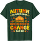 Christian Lover Thanksgiving Autumn Is Gods Way Fall Pumpkin T-Shirt - T-Shirt | Forest
