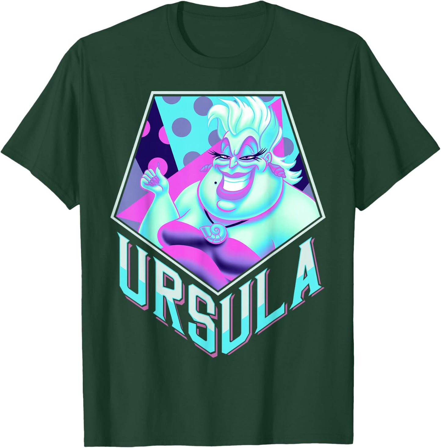 Disney Little Mermaid Ursula Pop Art Graphic T-Shirt - T-Shirt | Forest