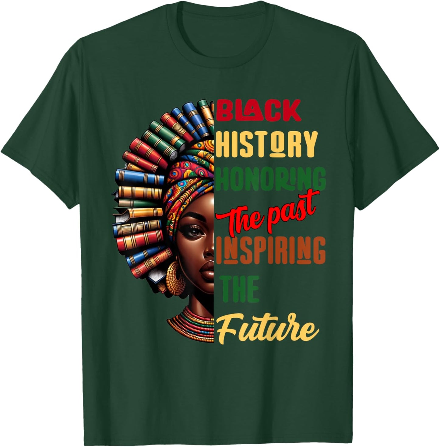 Black History Month Honoring Past Inspiring Future Women Kid T-Shirt - T-Shirt | Forest