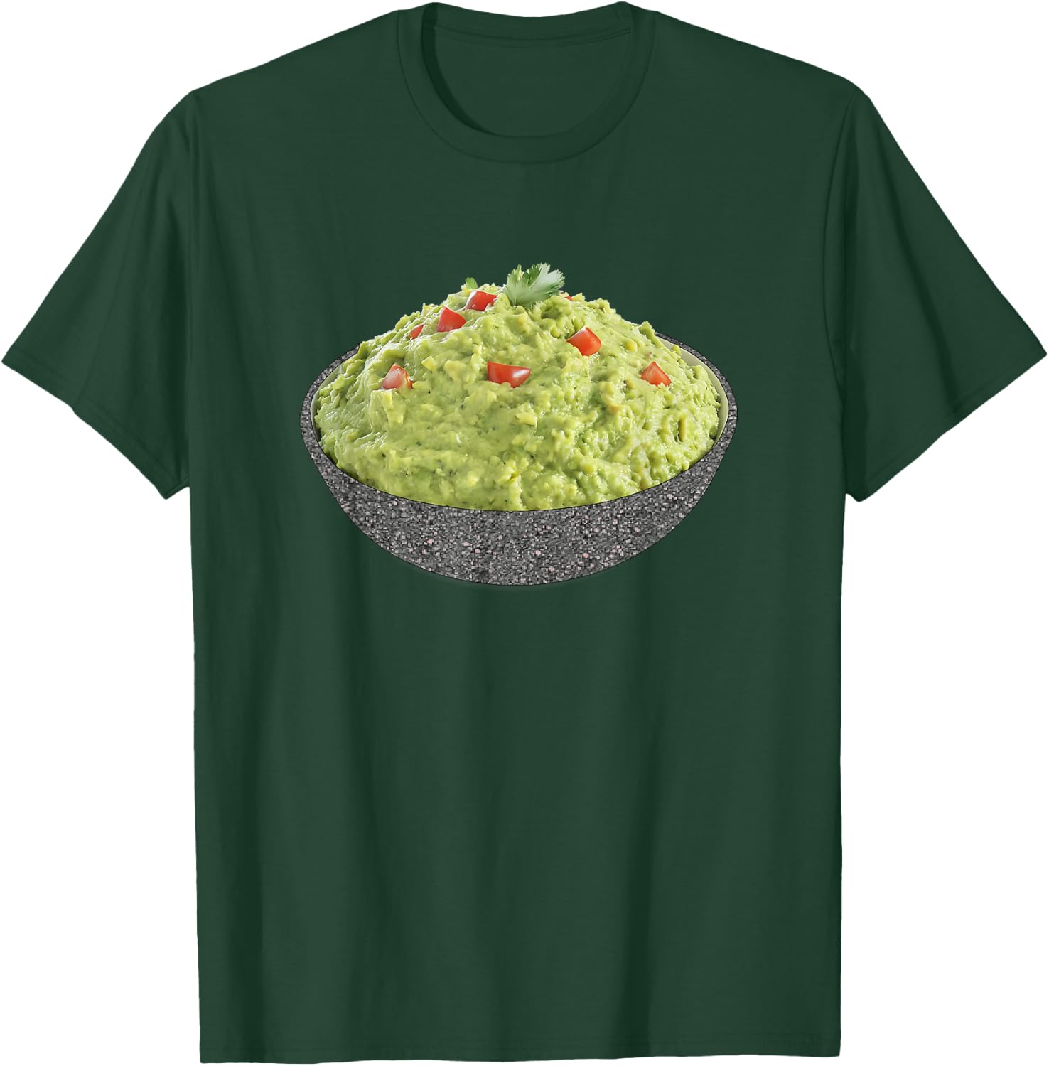 Holy Guacamole In Bowl Halloween Costume Funny Avocado Pun T-Shirt - T-Shirt | Forest
