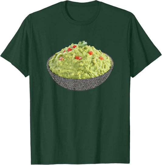 Holy Guacamole In Bowl Halloween Costume Funny Avocado Pun T-Shirt - T-Shirt | Forest