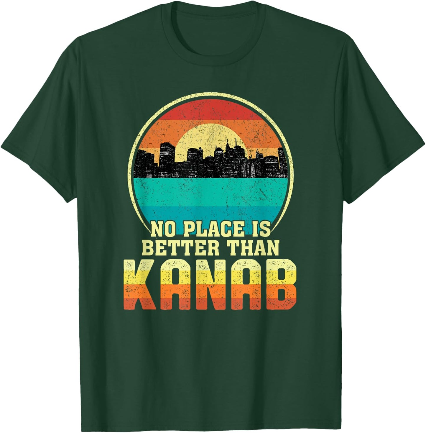 No Place is Better than Kanab Utah Vintage Sunset UT Nature T-Shirt - T-Shirt | Forest