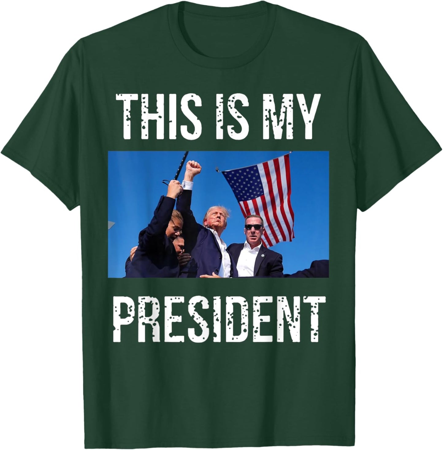 Trump 2024 This Is My President T-Shirt - T-Shirt | Forest