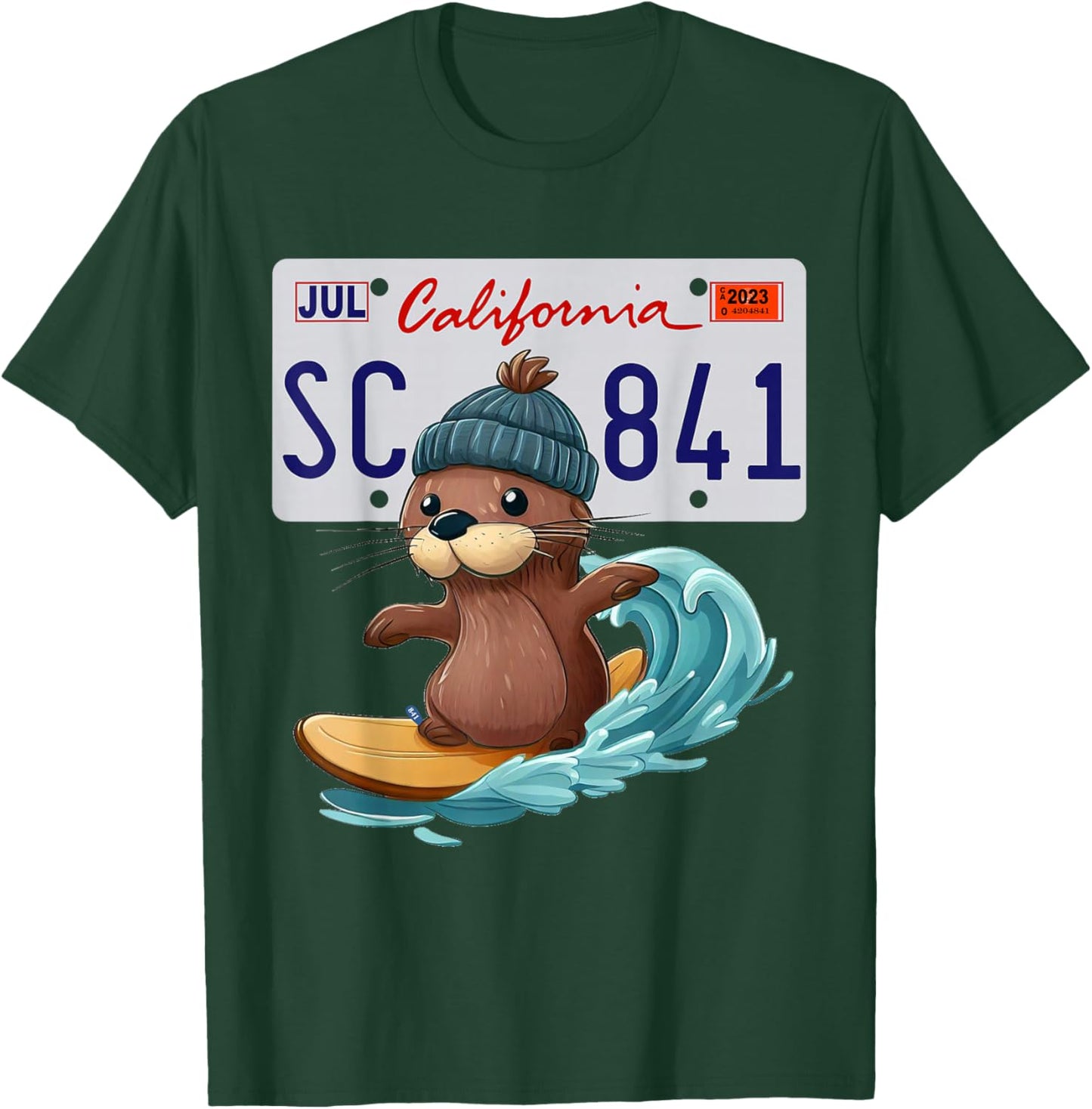 Santa Cruz Sea Otter "841" T-Shirt - T-Shirt | Forest