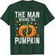 Pregnant Thanksgiving Costume for Dad Expecting Lil Pumpkin T-Shirt - T-Shirt | Forest
