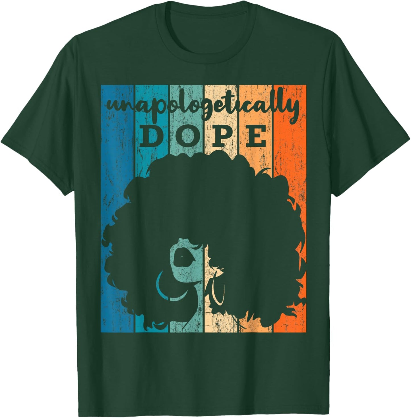 Unapologetically Dope Black History Month African American Short Sleeve T-Shirt - T-Shirt | Forest
