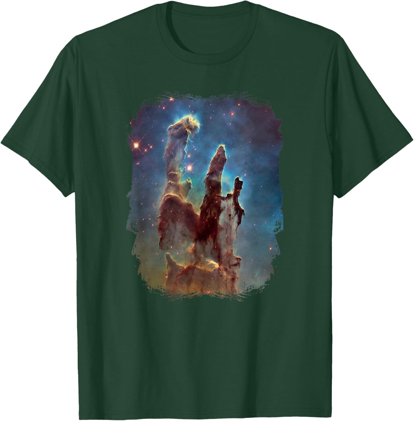 Pillars Of Creation Shirt Eagle Nebula NASA Space Lover Gift T-Shirt - T-Shirt | Forest