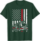 Funny Firefighter Design Women Fireman Firefighter T-Shirt - T-Shirt | Forest