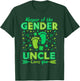 Keeper Of The Gender Pink Or Blue Uncle St Patricks Day T-Shirt - T-Shirt | Forest