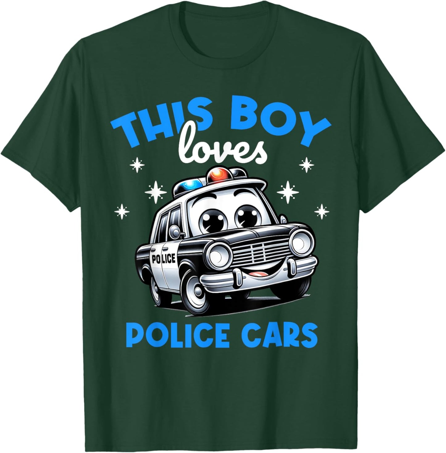 Kids Police Officer Product Costume For Boys And Girls T-Shirt - T-Shirt | Forest